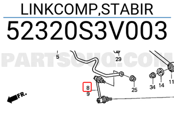 Honda 52320S3V003 LINKCOMP,STABIR