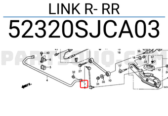 Honda 52320SJCA03 LINK R- RR
