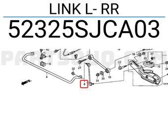 Honda 52325SJCA03 LINK L- RR
