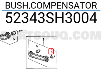 Honda 52343SH3004 BUSH,COMPENSATOR