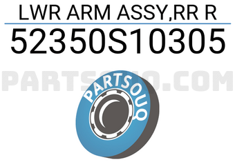 Honda 52350S10305 LWR ARM ASSY,RR R