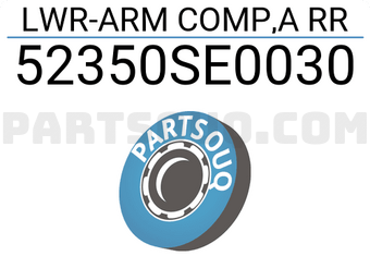 Honda 52350SE0030 LWR-ARM COMP,A RR