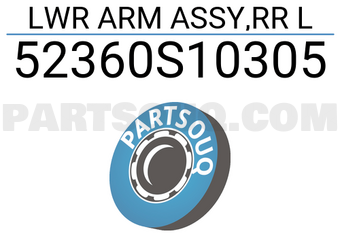 Honda 52360S10305 LWR ARM ASSY,RR L