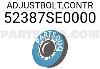 Honda 52387SE0000 ADJUSTBOLT,CONTR