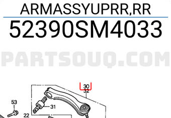 Honda 52390SM4033 ARMASSYUPRR,RR