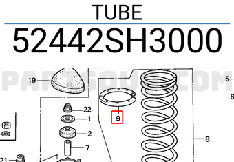 Honda 52442SH3000 TUBE