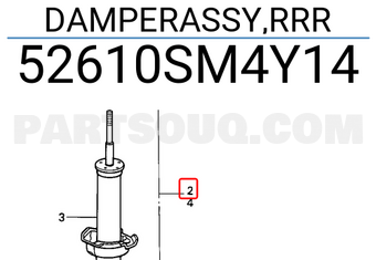 Honda 52610SM4Y14 DAMPERASSY,RRR