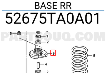 Honda 52675TA0A01 BASE RR