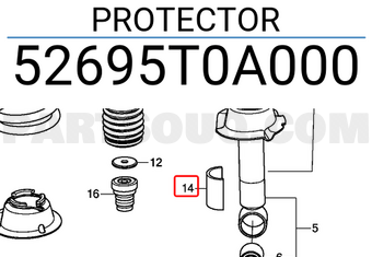 Honda 52695T0A000 PROTECTOR