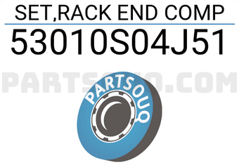 Honda 53010S04J51 SET,RACK END COMP