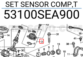 Honda 53100SEA900 SET SENSOR COMP,T