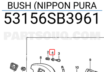 Honda 53156SB3961 BUSH (NIPPON PURA