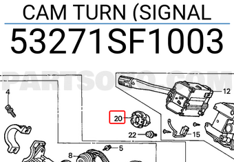 Honda 53271SF1003 CAM TURN (SIGNAL