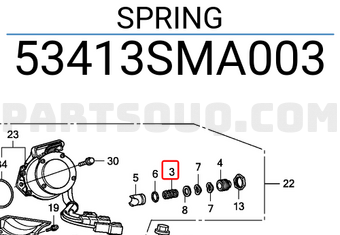 Honda 53413SMA003 SPRING