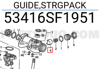 Honda 53416SF1951 GUIDE,STRGPACK