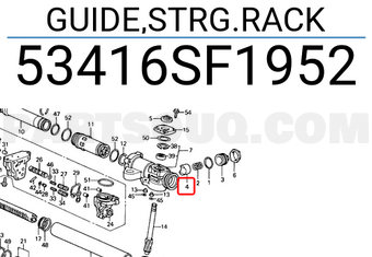 Honda 53416SF1952 GUIDE,STRG.RACK