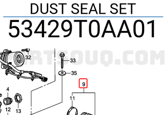 Honda 53429T0AA01 DUST SEAL SET