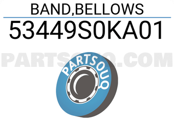 Honda 53449S0KA01 BAND,BELLOWS