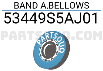 Honda 53449S5AJ01 BAND A,BELLOWS