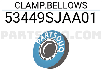 Honda 53449SJAA01 CLAMP,BELLOWS