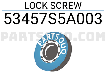Honda 53457S5A003 LOCK SCREW