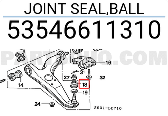 Honda 53546611310 JOINT SEAL,BALL