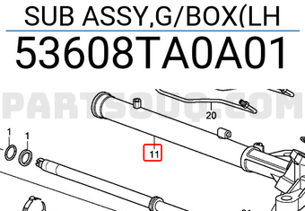 Honda 53608TA0A01 SUB ASSY,G/BOX(LH