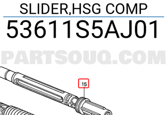 Honda 53611S5AJ01 SLIDER,HSG COMP