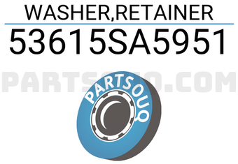 Honda 53615SA5951 WASHER,RETAINER