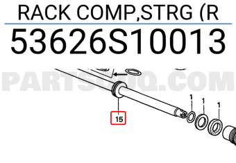 Honda 53626S10013 RACK COMP,STRG (R