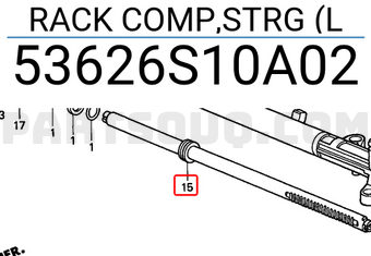 Honda 53626S10A02 RACK COMP,STRG (L