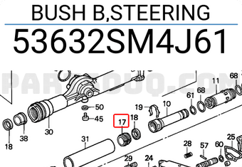 Honda 53632SM4J61 BUSH B,STEERING