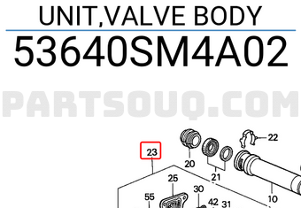 Honda 53640SM4A02 UNIT,VALVE BODY