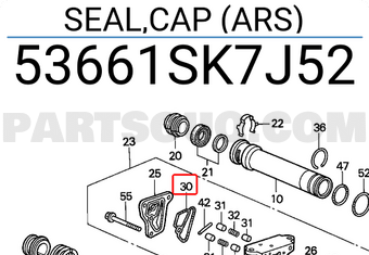 Honda 53661SK7J52 SEAL,CAP (ARS)