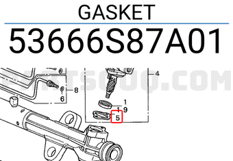 Honda 53666S87A01 GASKET