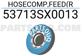 Honda 53713SX0013 HOSECOMP,FEED(R