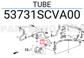 Honda 53731SCVA00 TUBE
