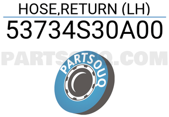 Honda 53734S30A00 HOSE,RETURN (LH)