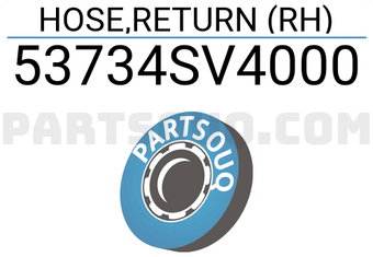 Honda 53734SV4000 HOSE,RETURN (RH)