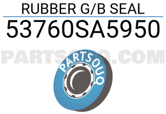 Honda 53760SA5950 RUBBER G/B SEAL