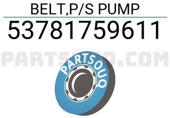 Honda 53781759611 BELT,P/S PUMP