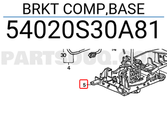 Honda 54020S30A81 BRKT COMP,BASE