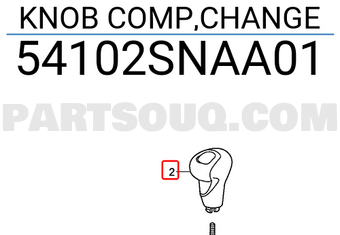 Honda 54102SNAA01 KNOB COMP,CHANGE
