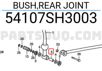 Honda 54107SH3003 BUSH,REAR JOINT