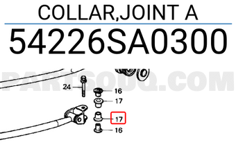 Honda 54226SA0300 COLLAR,JOINT A
