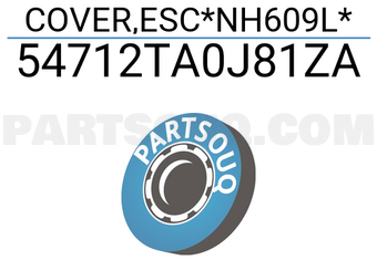 Honda 54712TA0J81ZA COVER,ESC*NH609L*