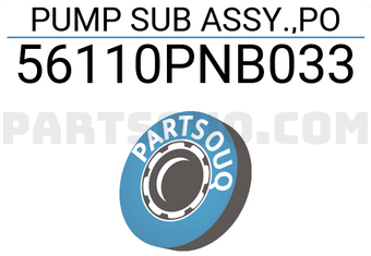 Honda 56110PNB033 PUMP SUB ASSY.,PO
