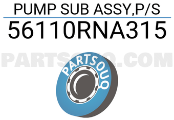 Honda 56110RNA315 PUMP SUB ASSY,P/S