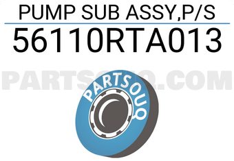 Honda 56110RTA013 PUMP SUB ASSY,P/S