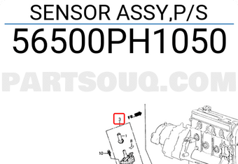 Honda 56500PH1050 SENSOR ASSY,P/S